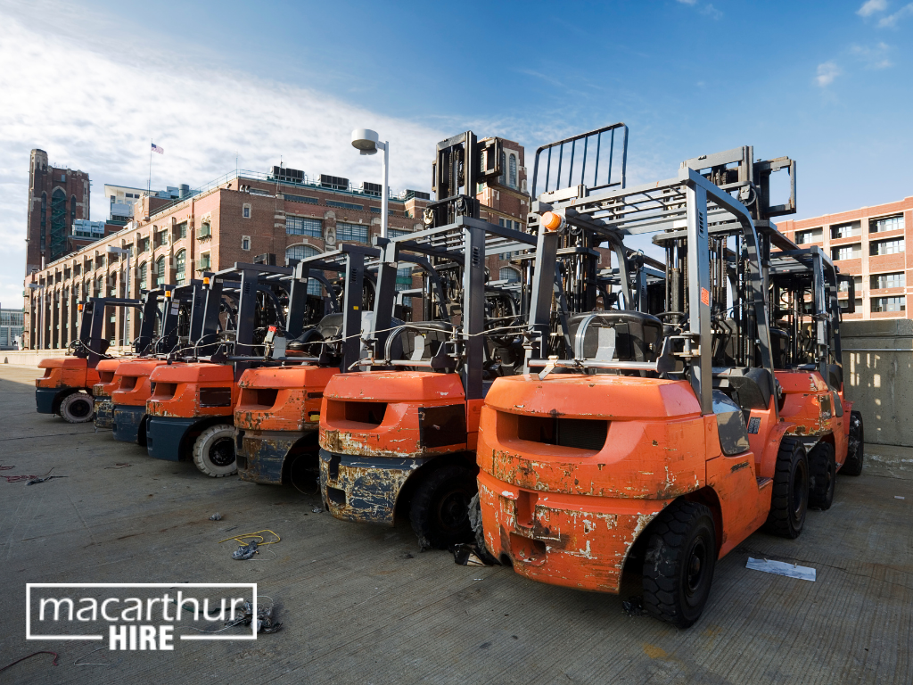 Construction equipment hire