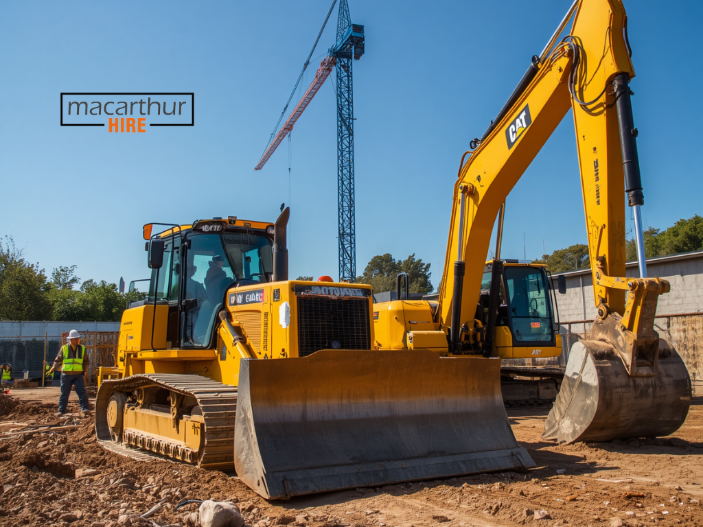 Business equipment rental for construction and project work